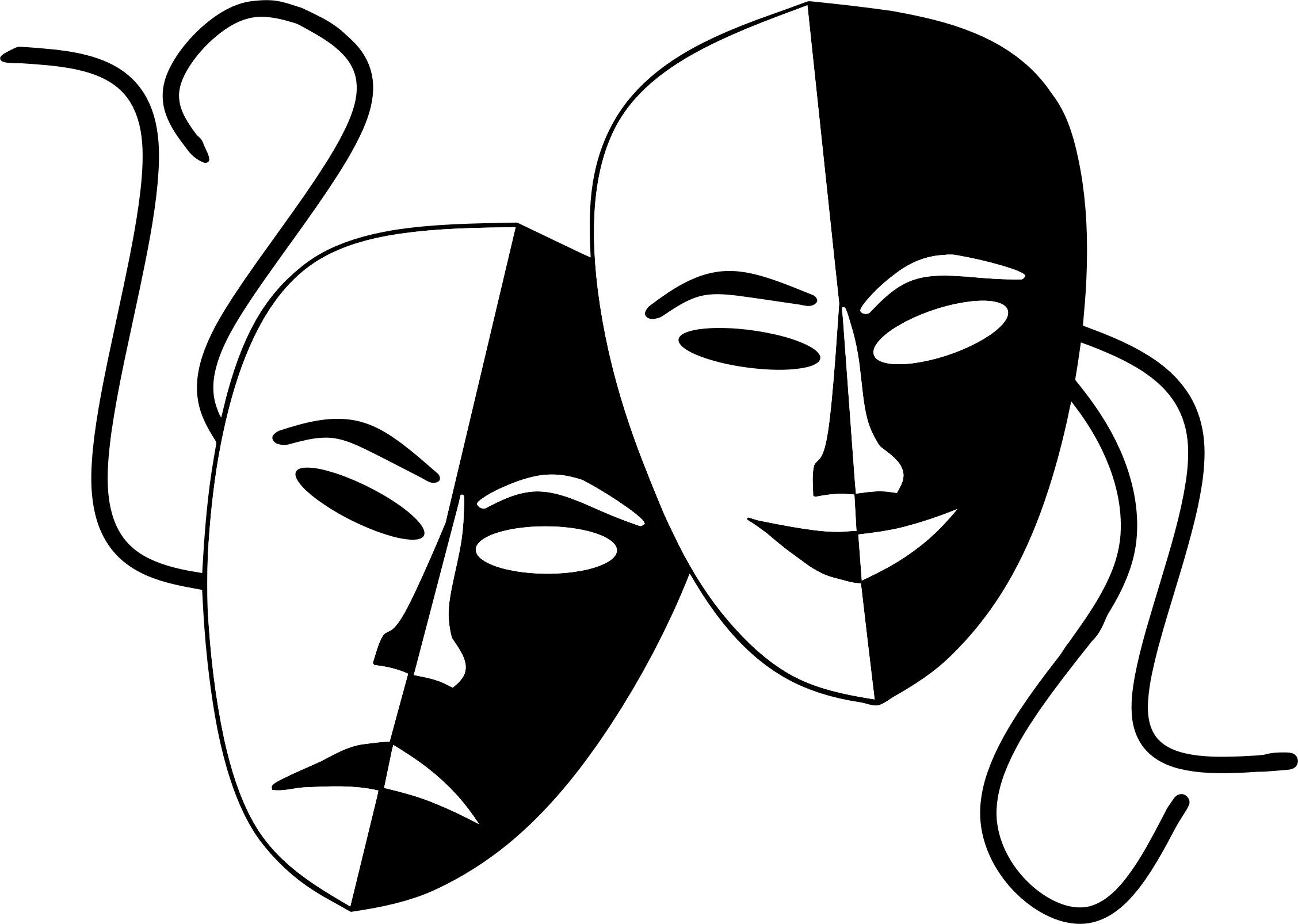 Конкурс театральных масок. Театральные маски. Символ театра. Драматические маски. Маски символ театра.